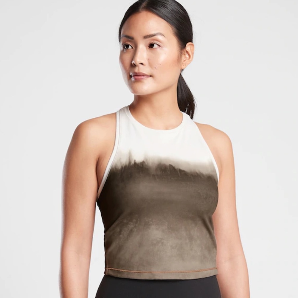Athleta Shanti Watercolor Stripe Crop - Picture 5 of 12